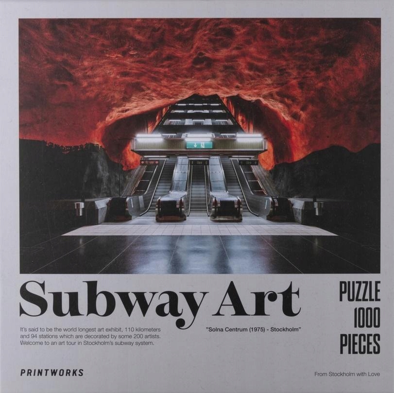 PUZZLE 1000 SUBWAY ART FIRE, PRINTWORKS