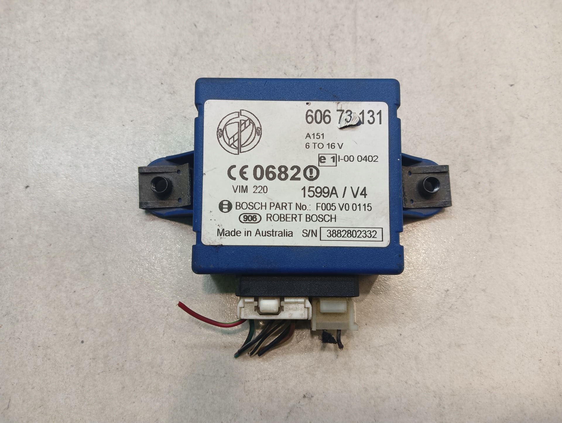 modulo IMMOBILIZERA ALFA ROMEO e 2.0 6067313