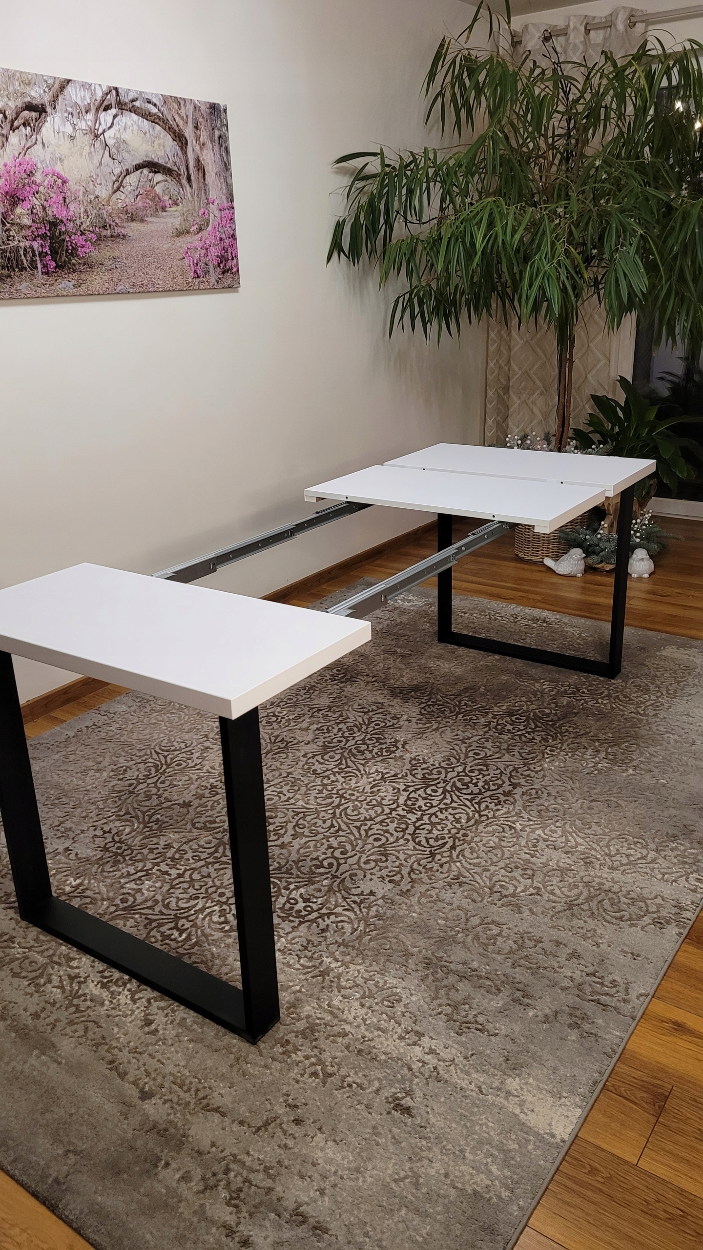 STÓŁ KWADRATOWY ROZKŁADANY- MARS- Wysokość mebla 76 cm