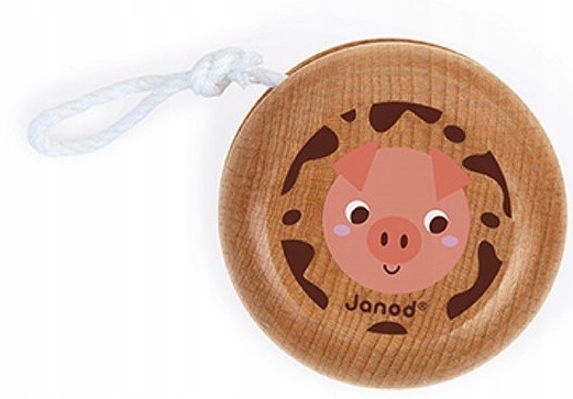 

Świnka drewniane jojo Pocket zwierzątko Janod 5+