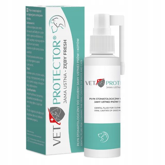 

Vet Protector Jama Ustna Zęby Fresh 100ML