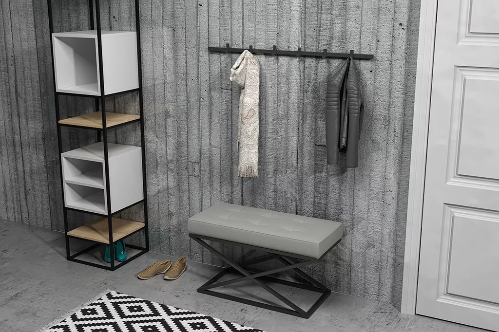 Wieszak ścienny Dag 70cm złoty w stylu glamour Marka Kludo