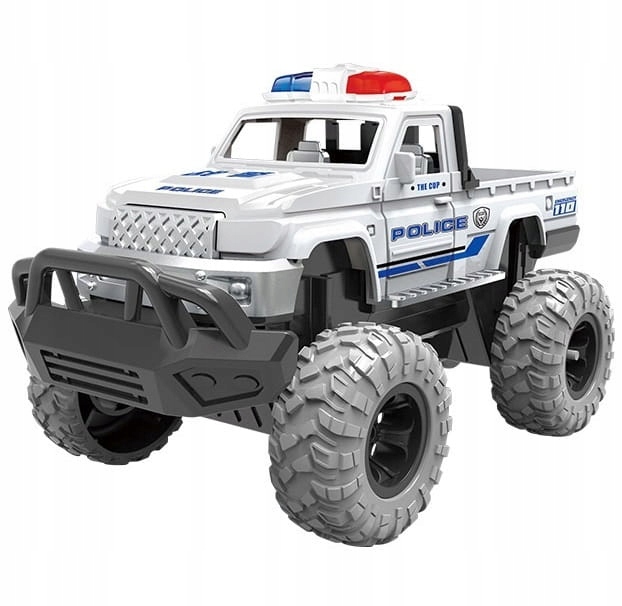 AUTO TERENOWE JEEP POLICJA 16CM SAMOCHÓD RADIOWÓZ Model AUTO TERENOWE JEEP POLICJA 16CM