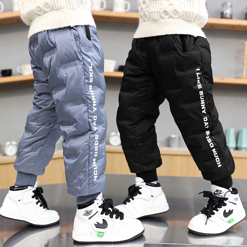 CIEPŁE GRUBE SPODNIE DRESOWE OCIEPLANE JOGGERY zimowe pikowane chłopięcy Płeć chłopcy