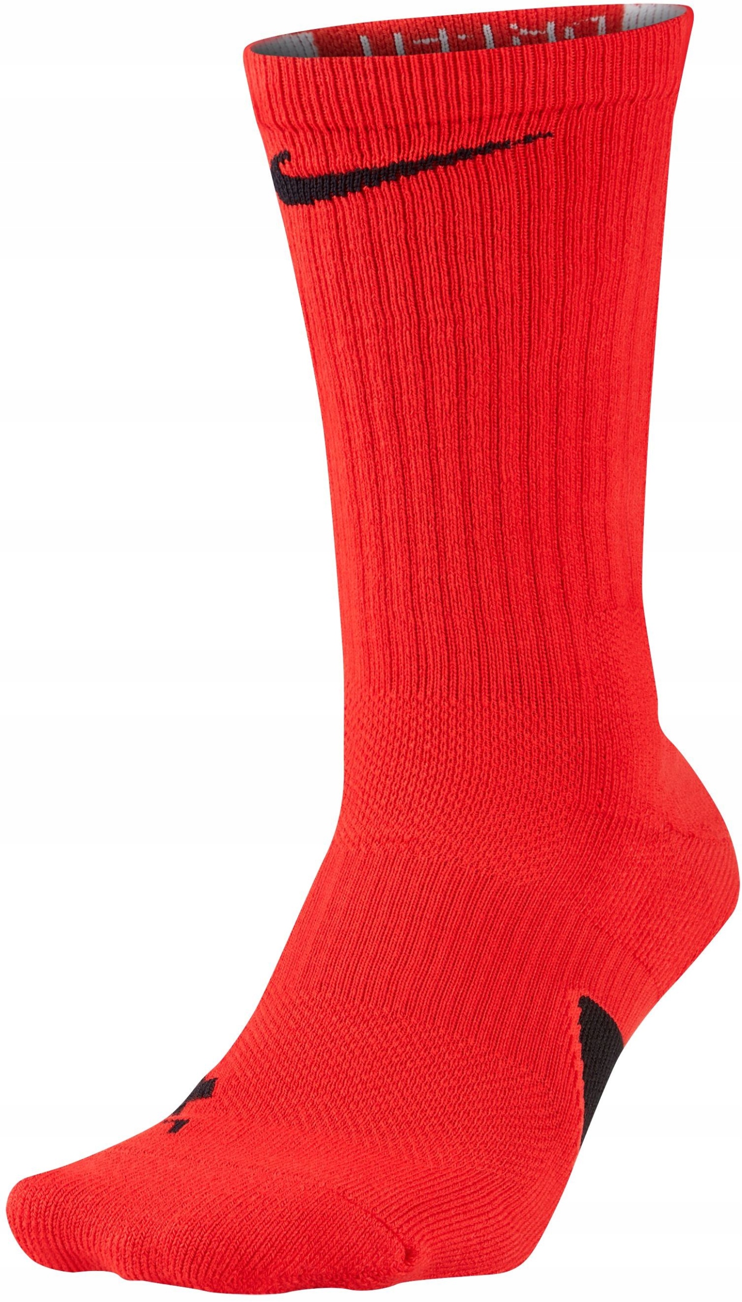 Wysokie skarpety do koszykówki Nike Elite Crew, 1 para, rozmiar XL