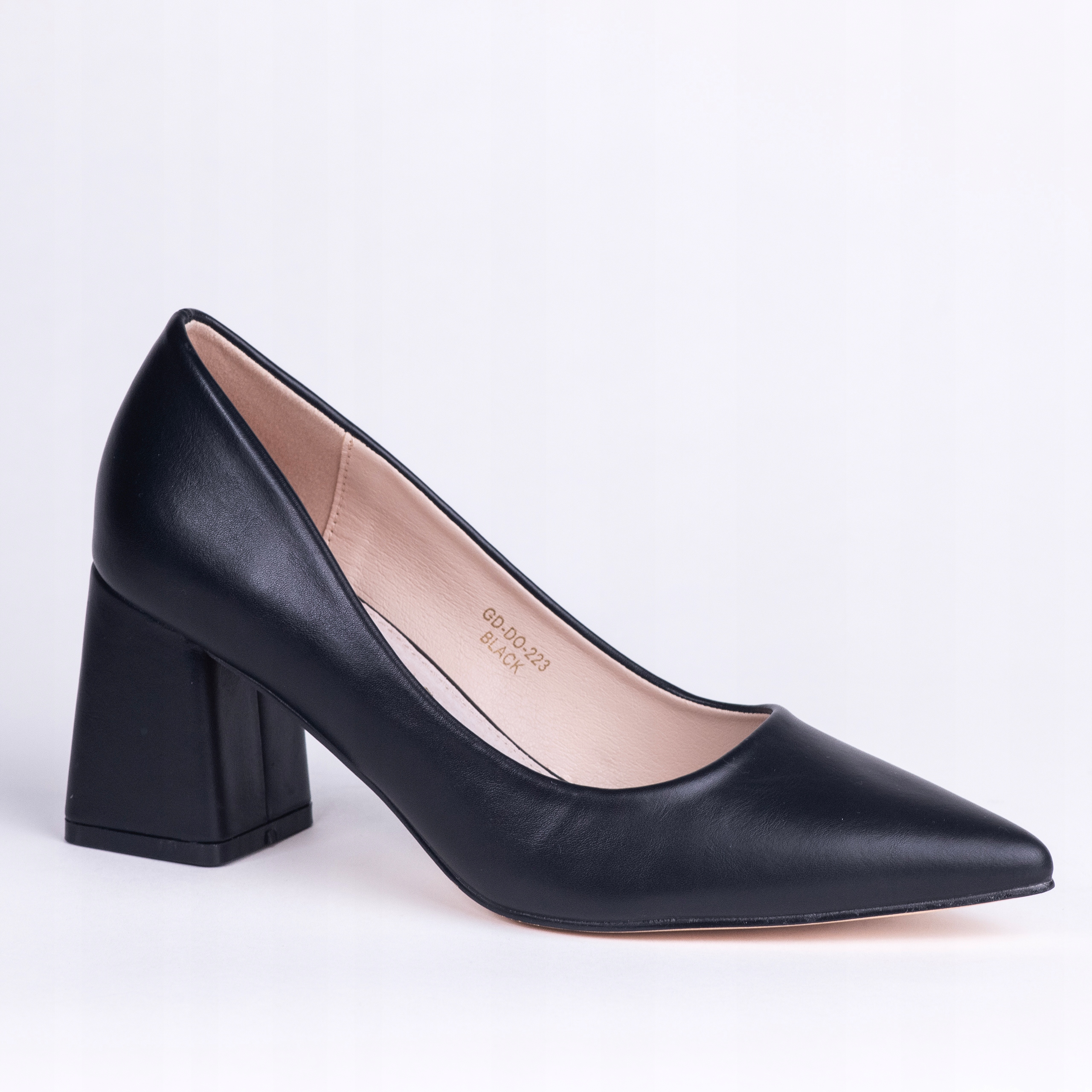 Dámské lodičky Goodin GD-DO-223 kůže klasická aplikace černé 39