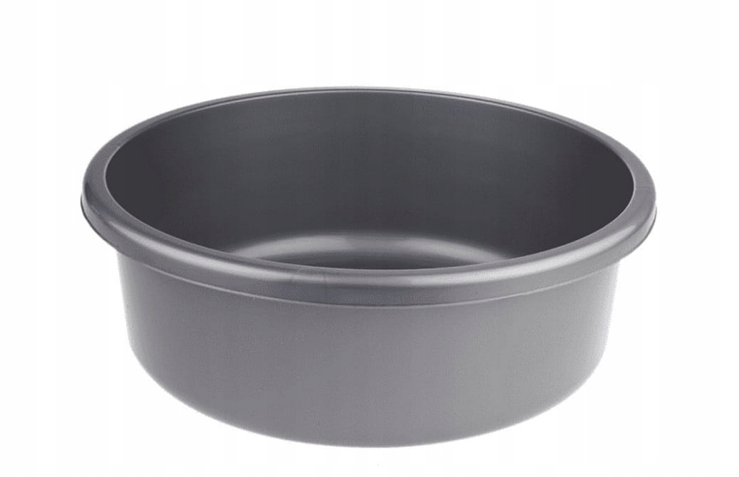 Miska kuchenna łazienkowa VICKY 9 l 36 cm srebrna