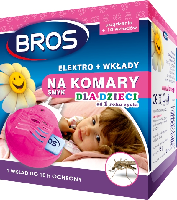 

Bros Elektro dla Dzieci Smyk +10 Wkładów Na Komary
