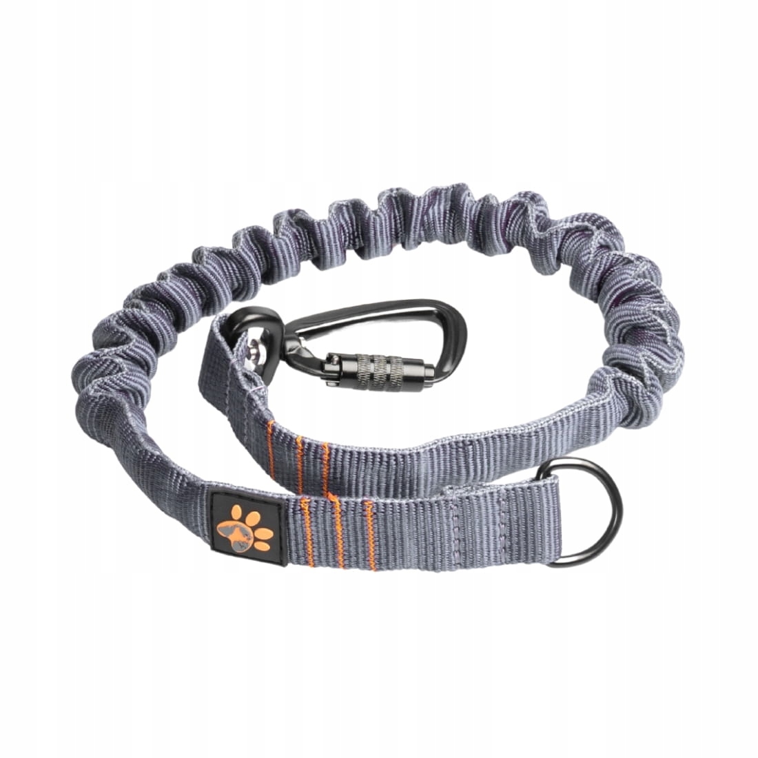 Levně Tlumič vodítka JoQu pro velkého škubajícího psa Šedý