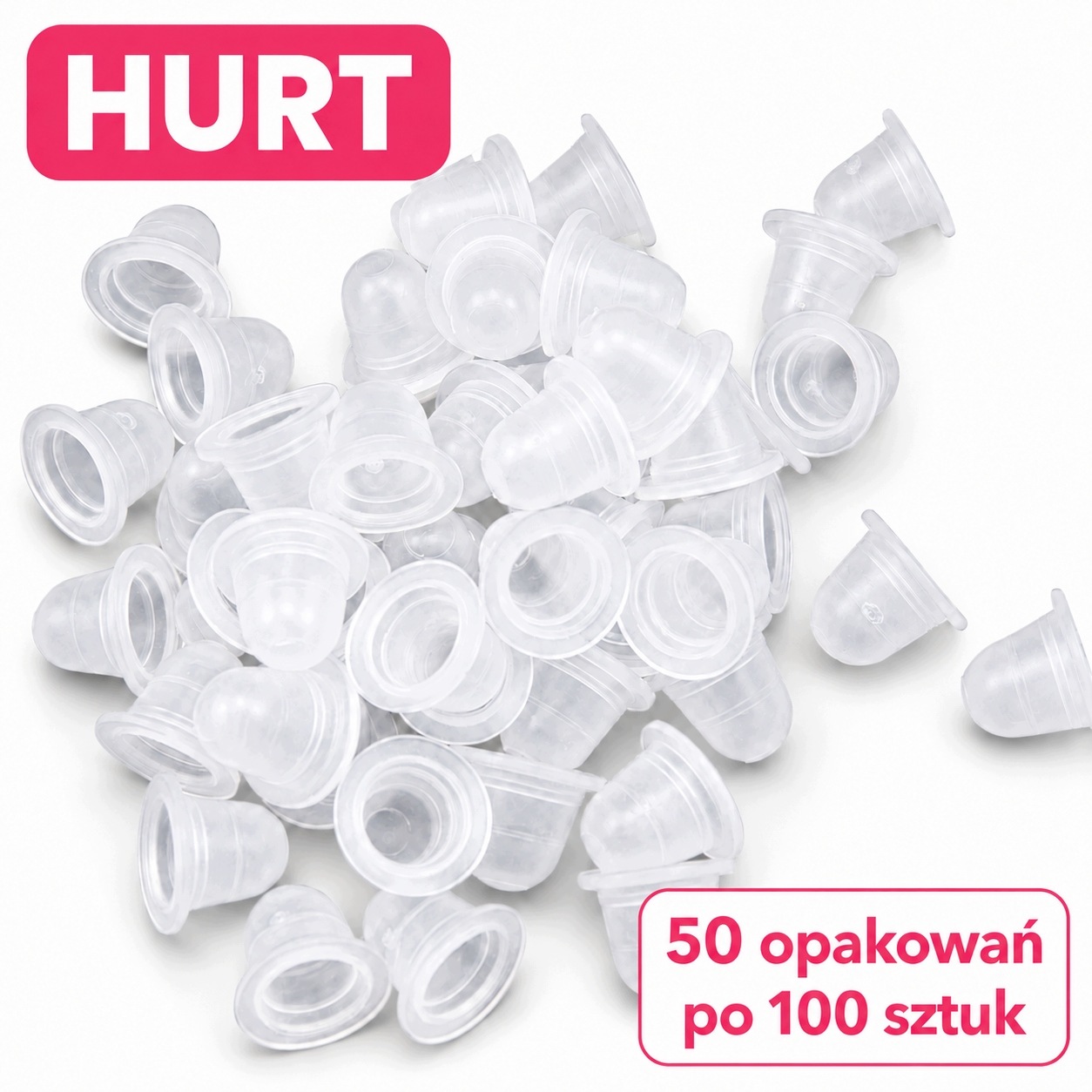 50*100 Ks Silikonový pigmentový kelímek na tetování ForMe M 11x15 mm Velkoobchod