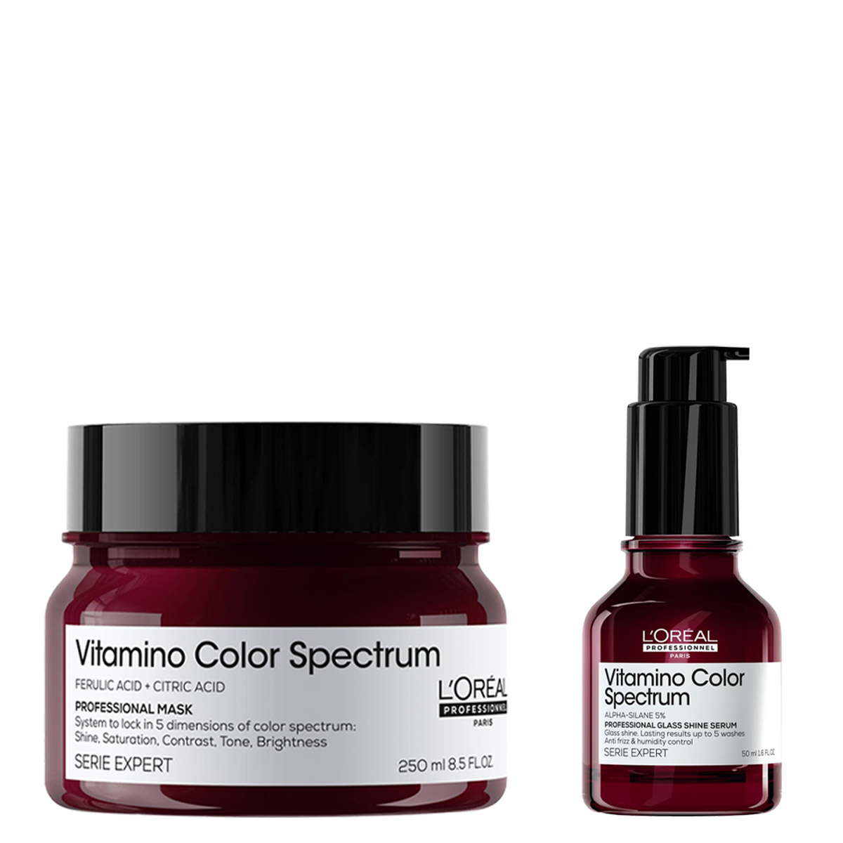 Loreal Vitamino Color Spectrum maska a sérum pro barvené vlasy