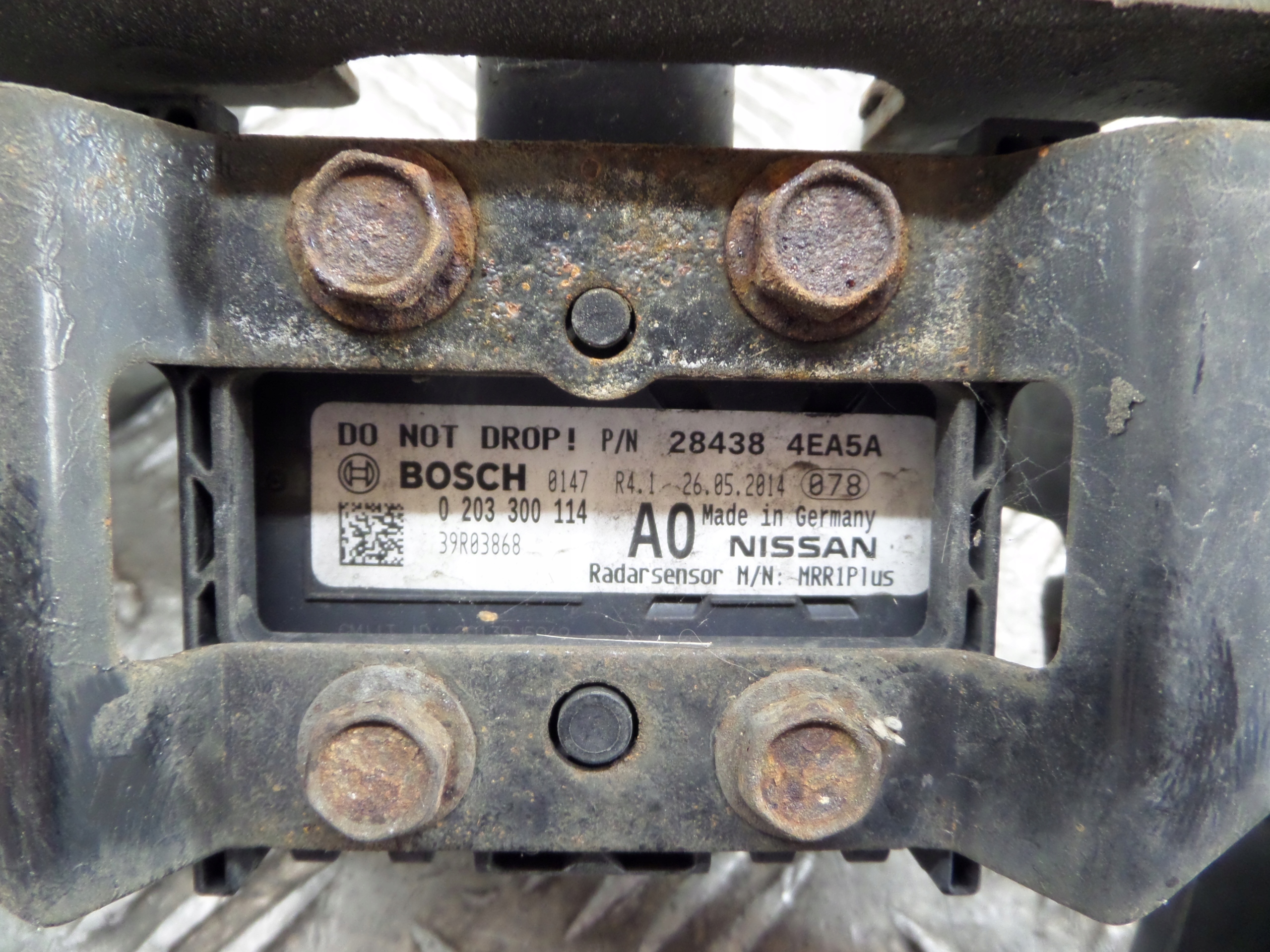 Nissan Qasqhai Sensor radar distronic