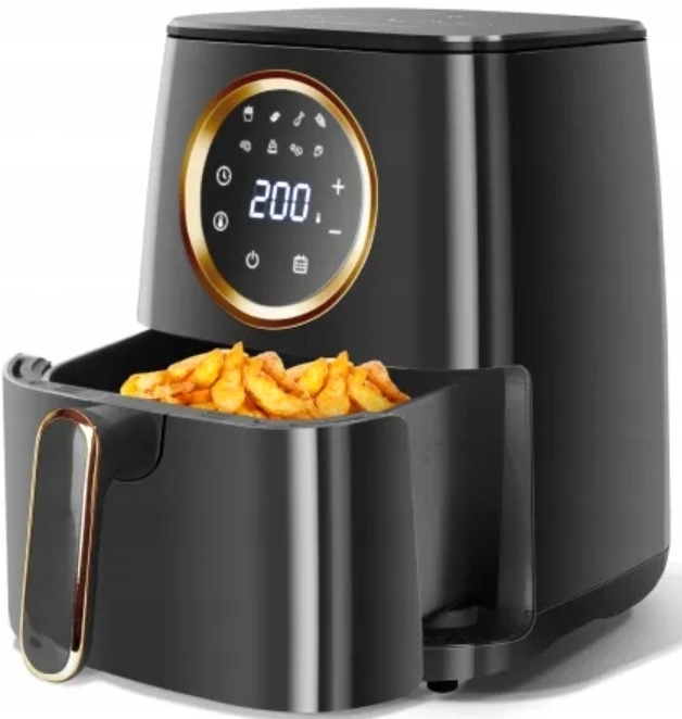 Frytkownica Beztłuszczowa Odin 4,2 L 1400W Air Fryer LCD Okno Podglądowe