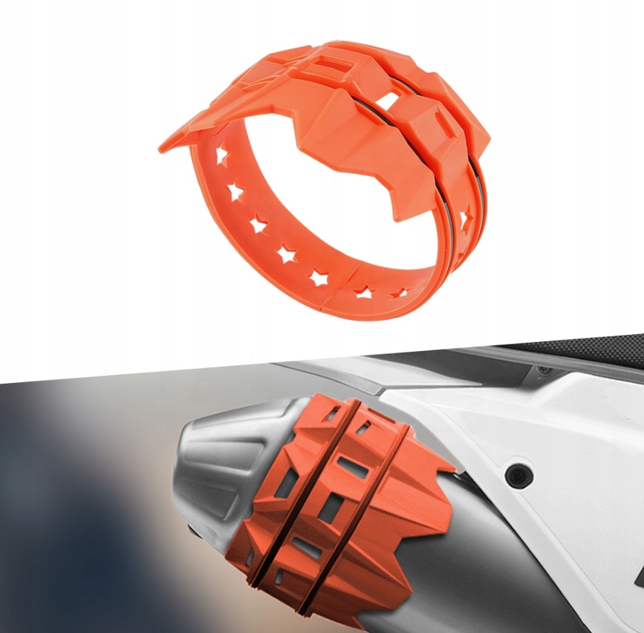 Osłona tłumika pomarańczowa Husqvarna Ktm Sx Sxf XC Xcf Xcw Exc Exc-f 04-18