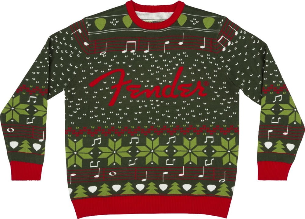 Fender Ugly Christmas Vánoční svetr S
