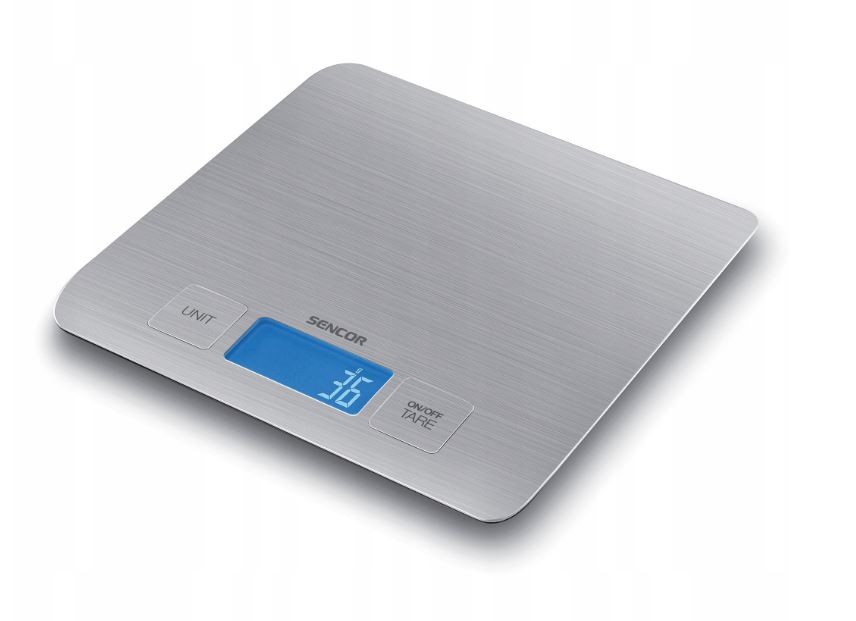 

Waga Kuchenna Stal Do 5kg Tarowanie Sencor SKS5400
