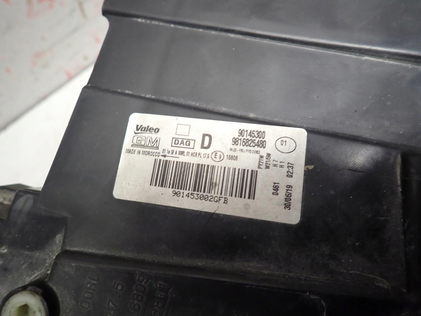 light front front right OPEL COMBO E 2018- 9816825480