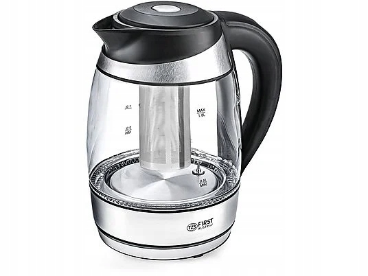 Czajnik 1,8L 2200W Filtr Do Herbaty Regulacja Temperatury Led Szkło