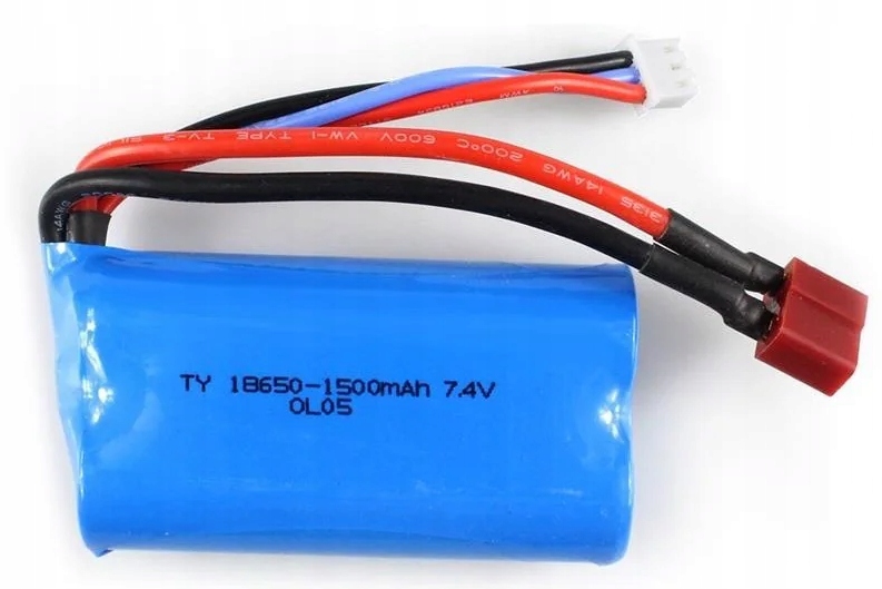 Akumulator 7,4V 2S 1500mAh LiPo do modeli rc WL TOYS / BlackZon Smyter