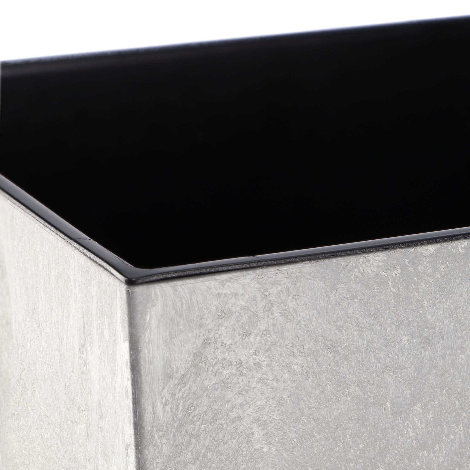 DONICZKA DONICA NA KWIATY 19cm OSŁONKA Z WKŁADEM KWIETNIK PLASTIKOWA SZARA Rodzaj doniczka