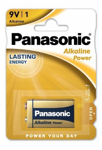 

1szt Baterie 6LR61/9v Panasonic Alkaline Power f.v