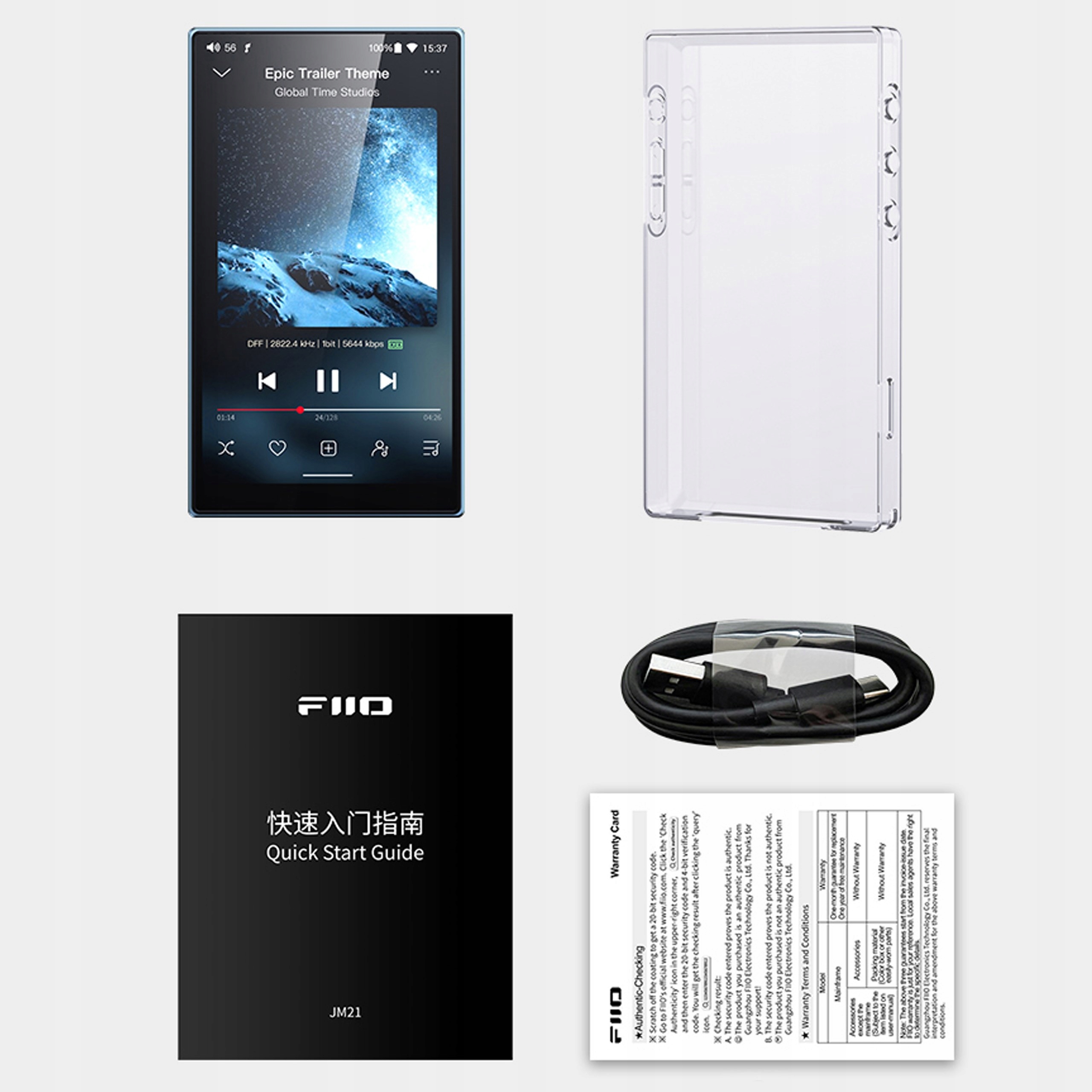 Fiio JM21 DAP 　ブラック JM21