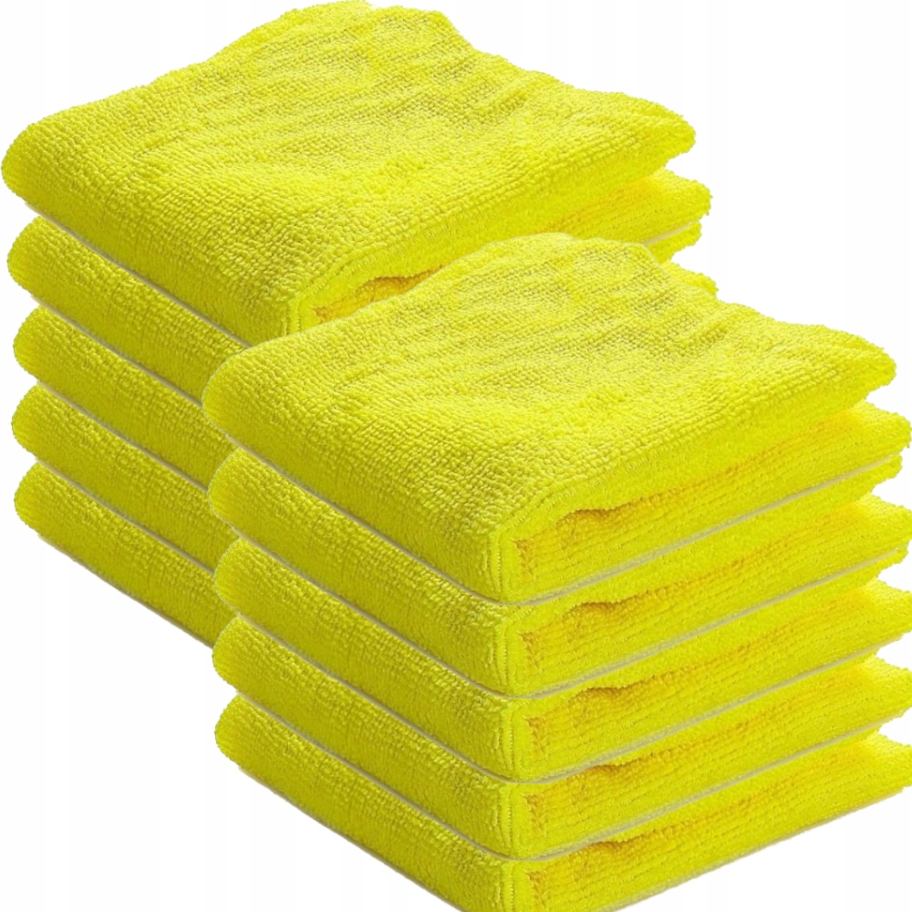 10x Ściereczki Bezszwowe Z Mikrofibry K2 Hiro Ścierki Do Samochodu Auta