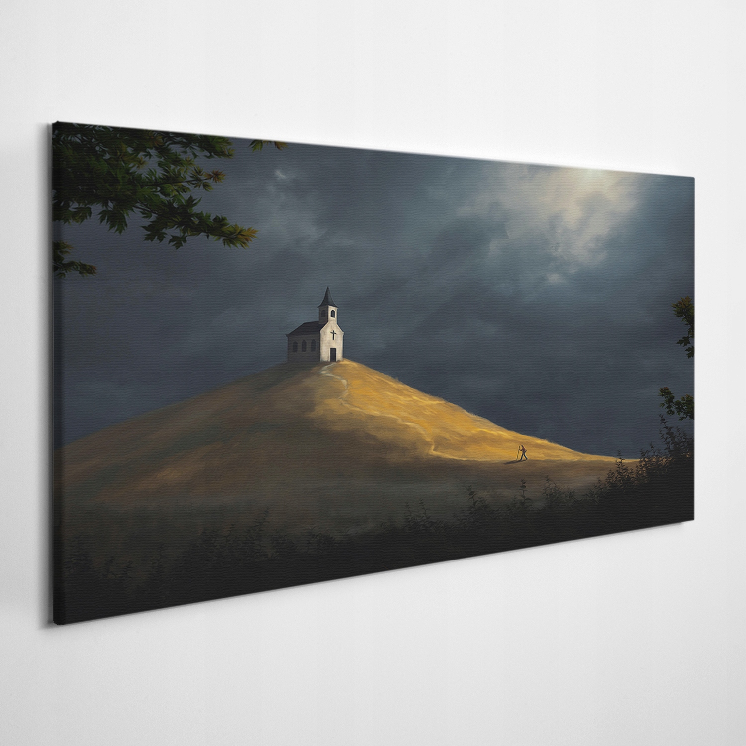 

Foto-obraz na ścianę Niebo Kościół Wzgórze 100x50