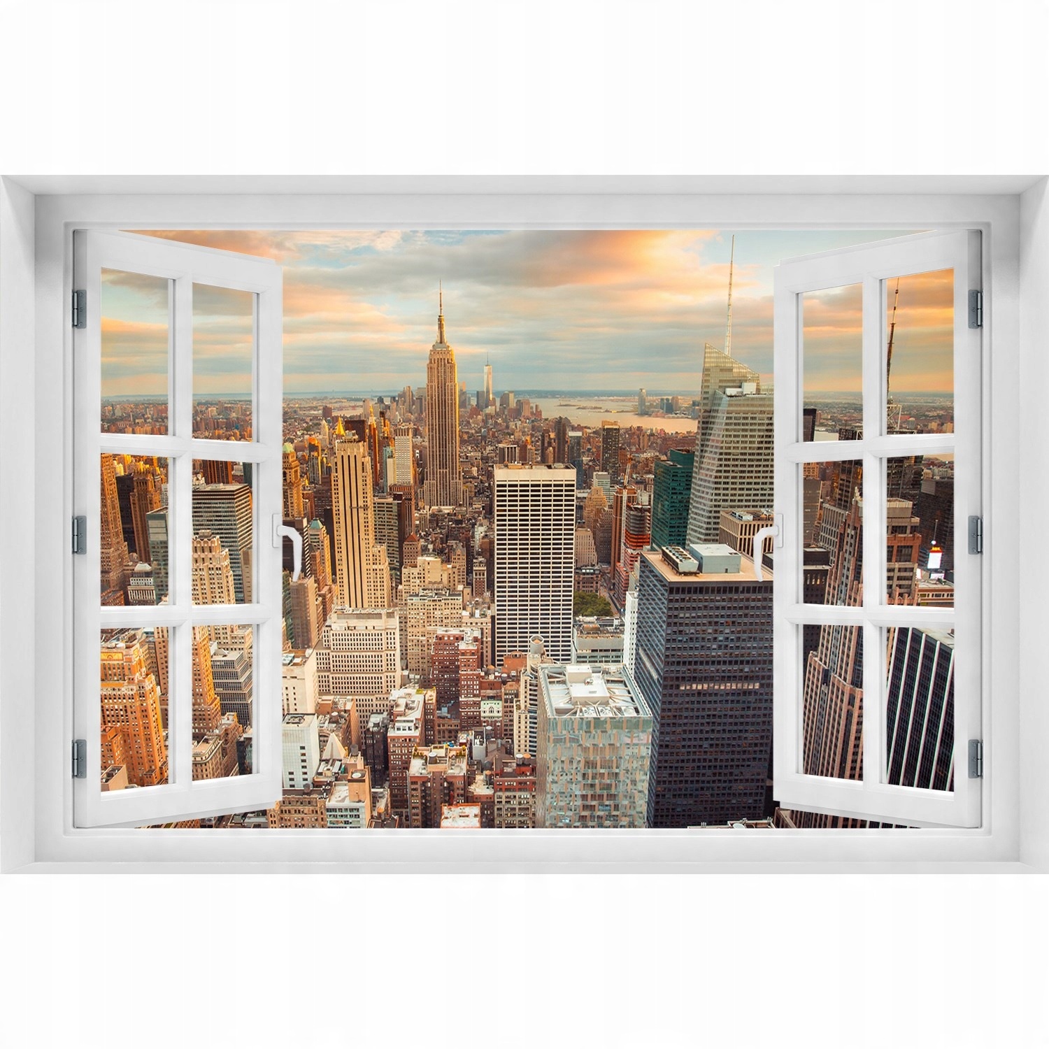 

Naklejka 3D Okno na ścianę Lot ptaka 90x60