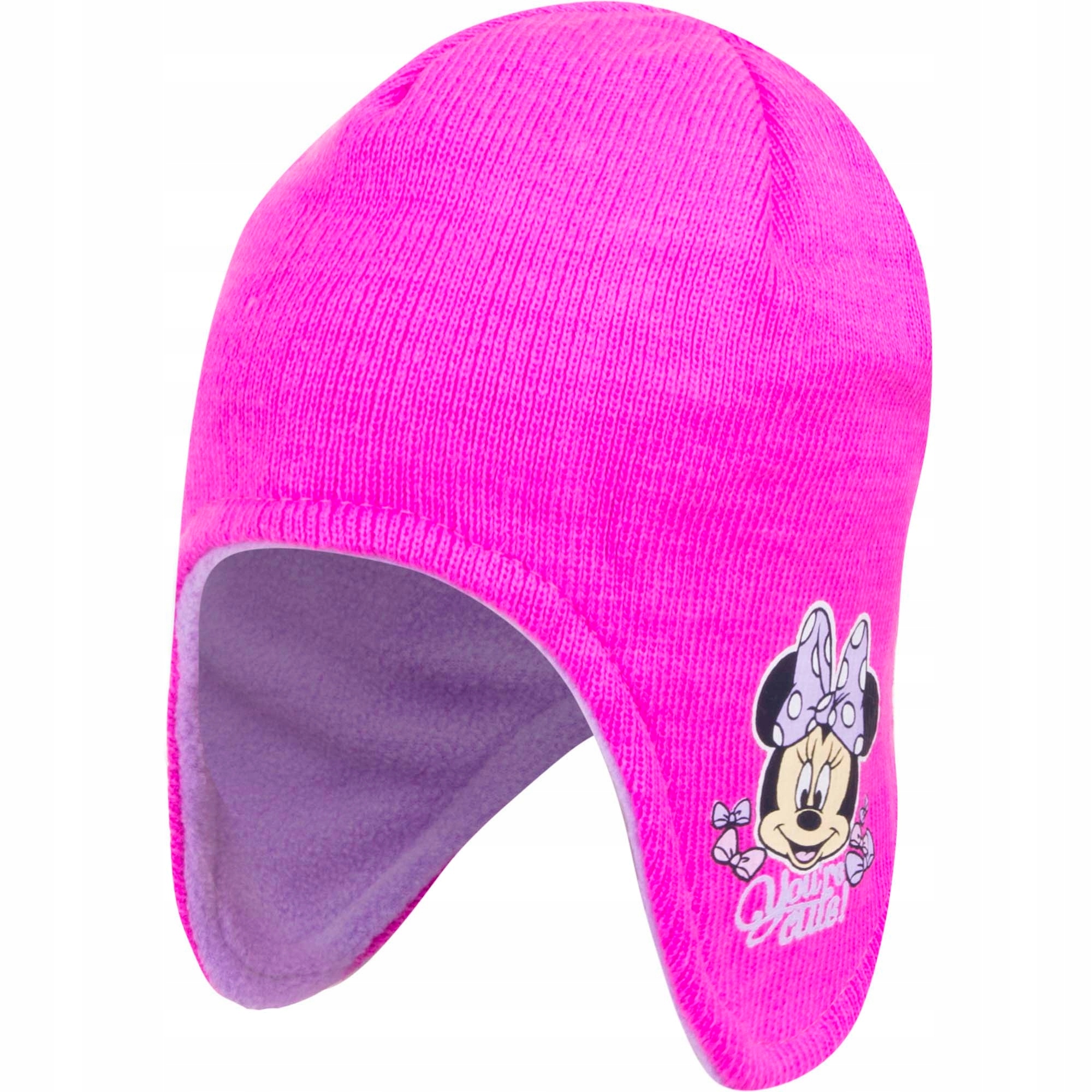 

Myszka Minnie Czapka zimowa dla niemowląt r. 48