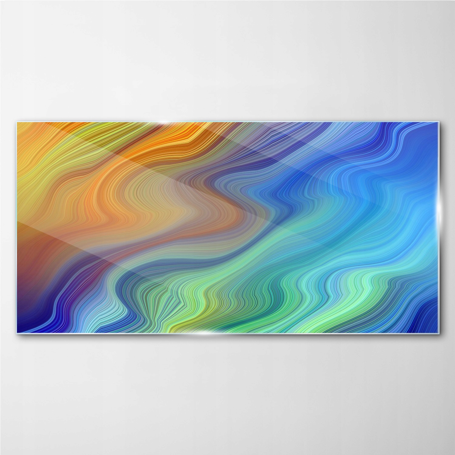 

Obraz na ścianę szklany Kolorowe piaski 140x70 cm