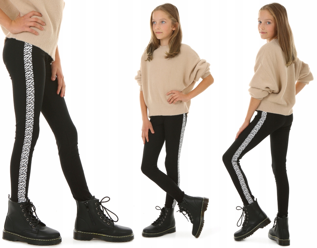 

Ocieplane legginsy z Lampasem 128 Zeberka
