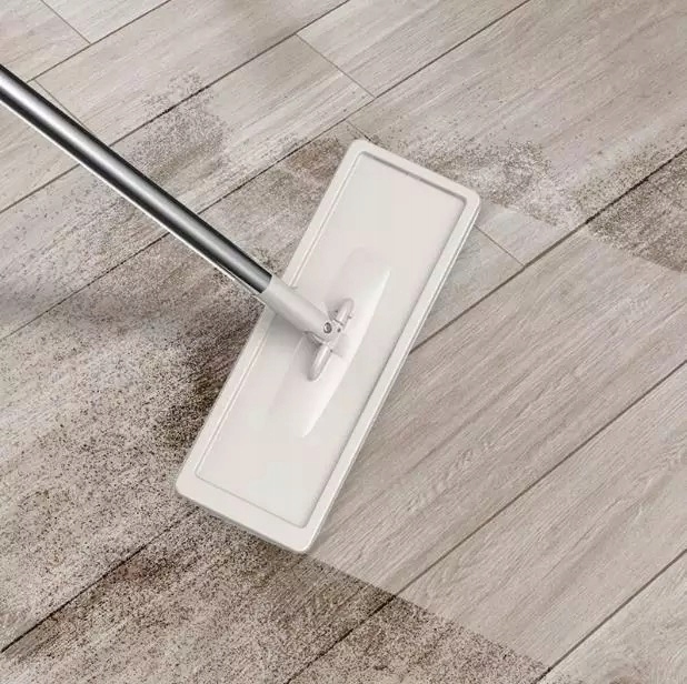 MOP PŁASKI Z WYCISKACZEM WIADREM DWUKOMOROWYM Szerokość wkładu 11 cm