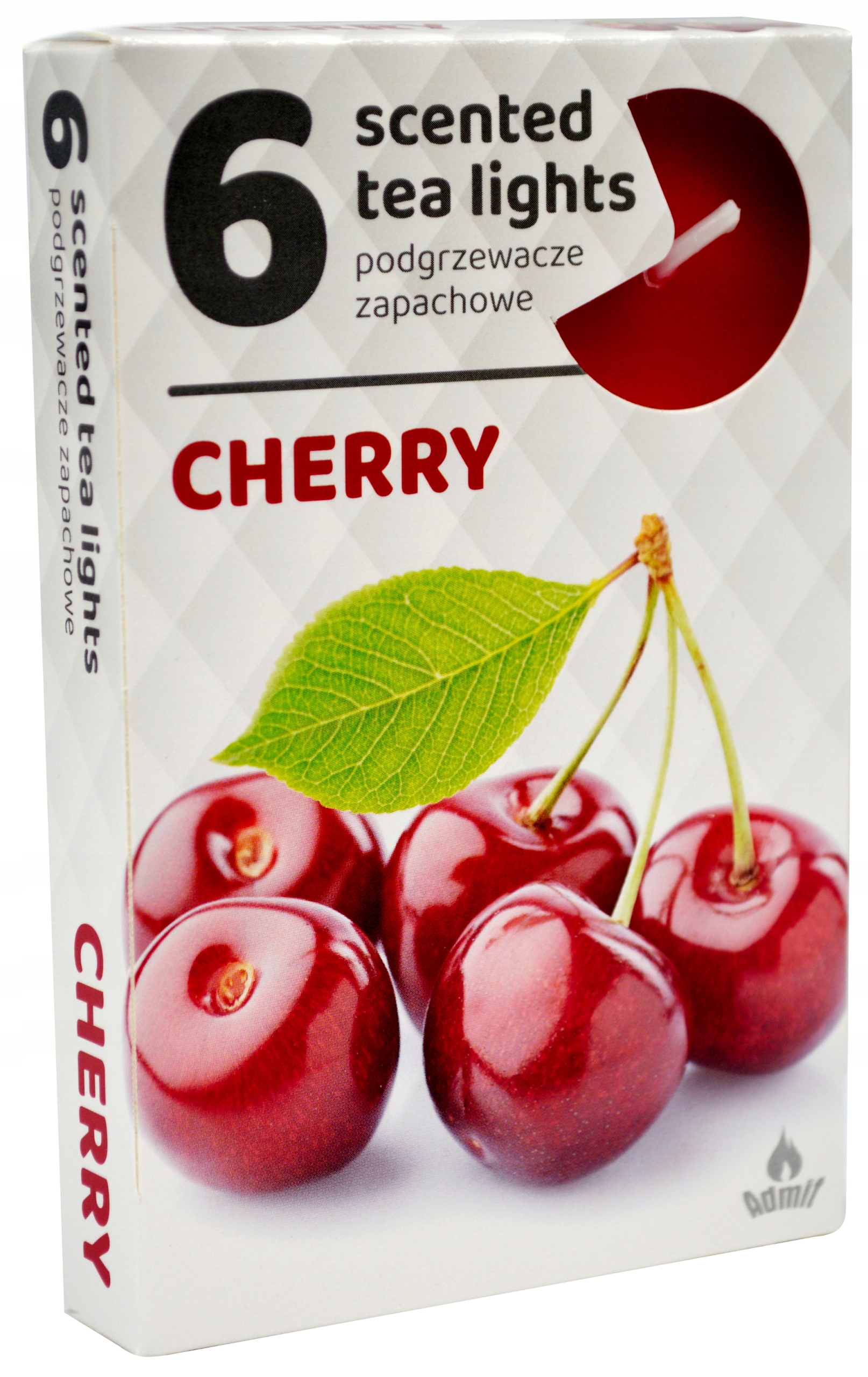 Podgrzewacze zapachowe 6 sztuk, zapach WIŚNIA