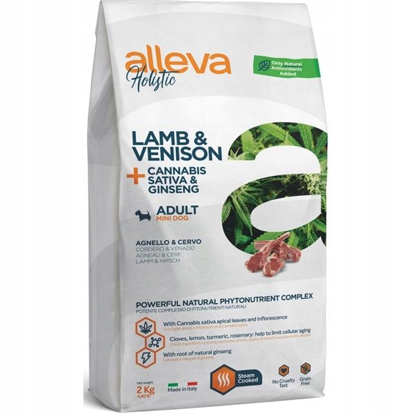 Levně Alleva Holistic Dog Dry Adult Lamb&Venison Mini 2kg