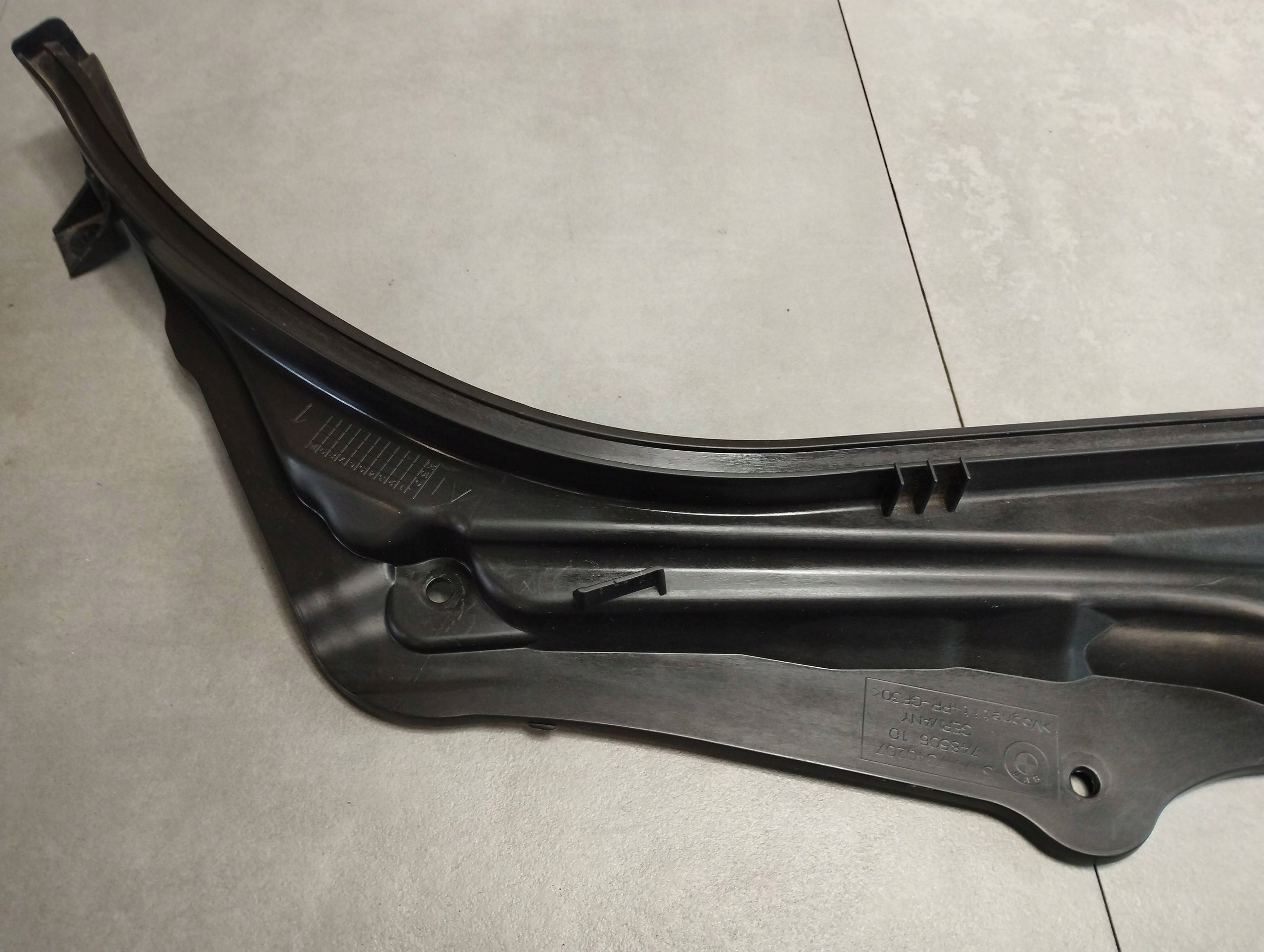 BMW 7 G11 Blende Abdeckung wärmblech 7340207