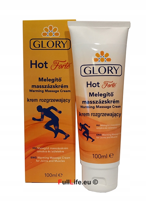 

Glory Hot Forte krem rozgrzewający 100ml dla sport