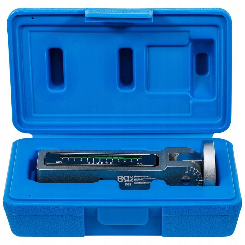 Magnetický prístroj na nastavenie sklonu kolies s dvojitou reguláciou Bgs