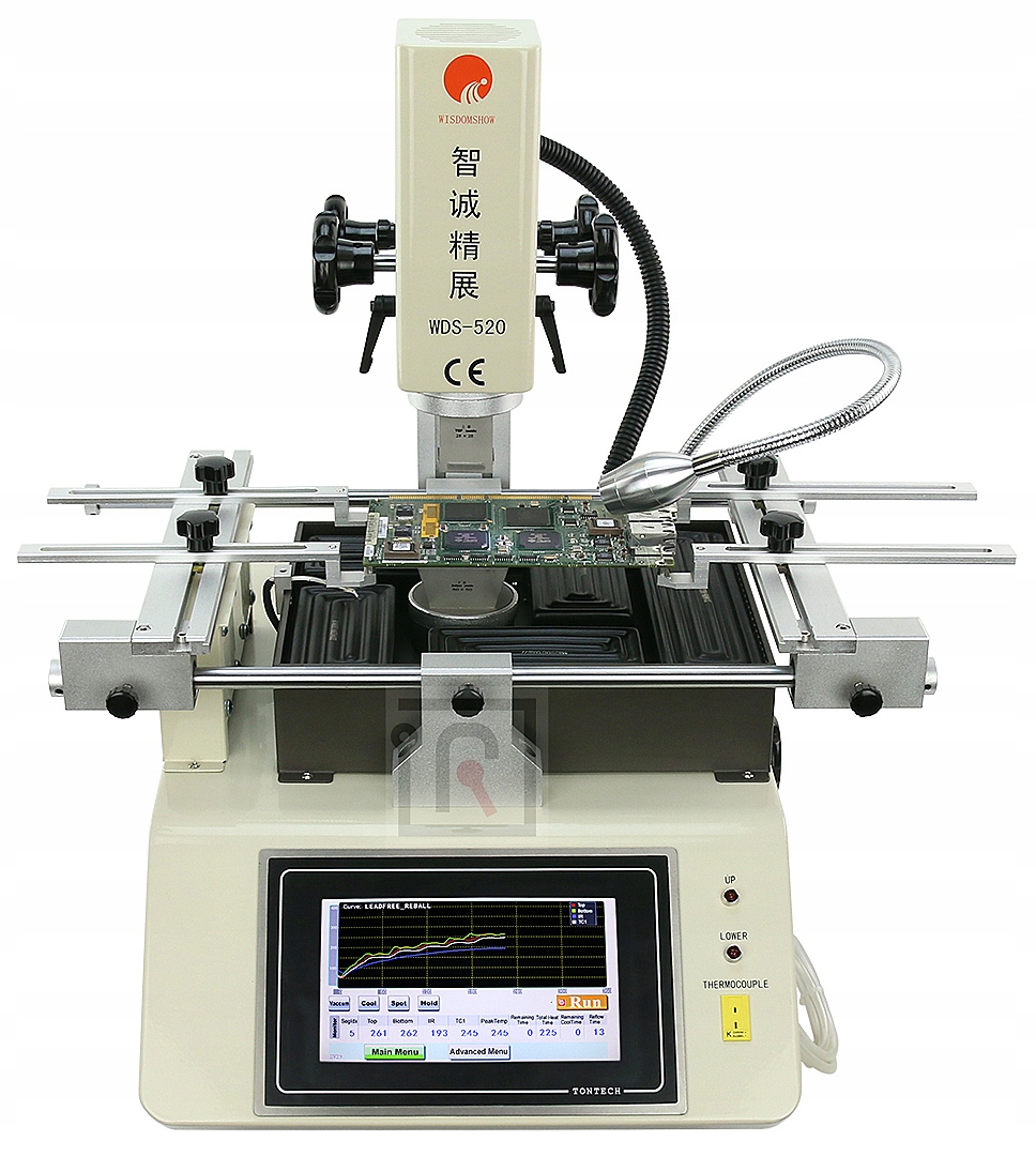 

Stacja Lutownicza Bga WDS520 3800W Hotair Ir Komp