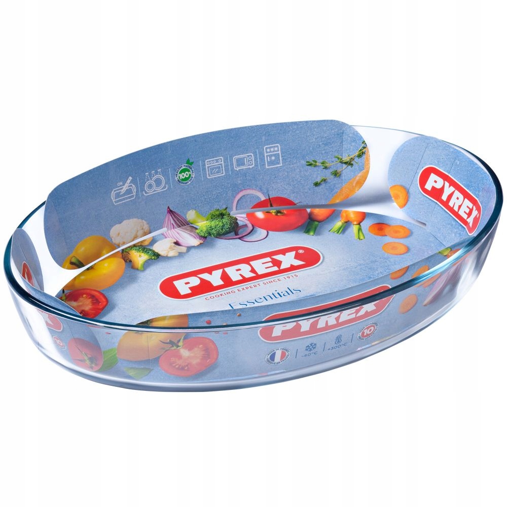 

Brytfanna Owalna Żarodporna Pyrex 35x24CM 3,2L