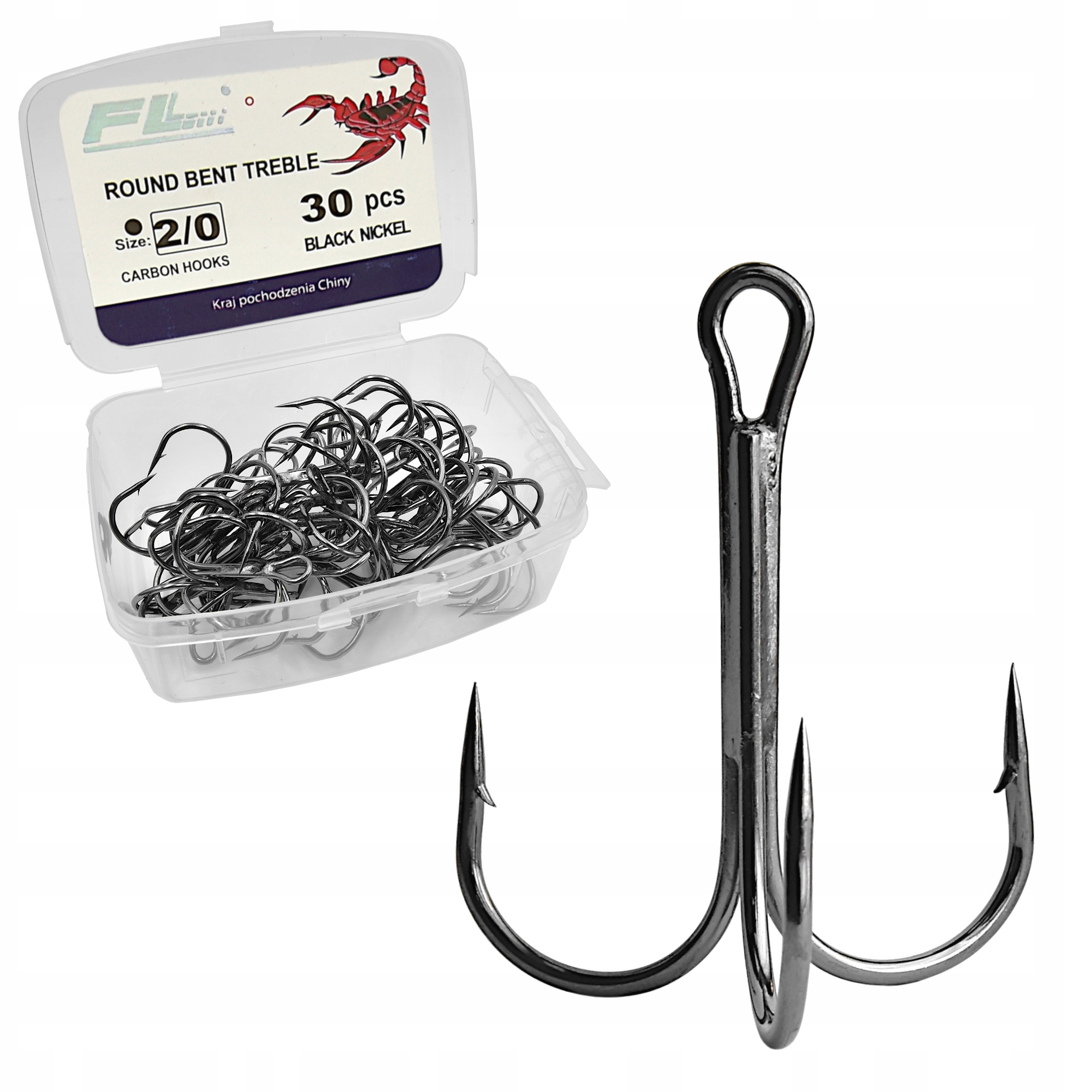 

30 x Mocne Kotwice kotwiczki r 2/0 B. Nickel