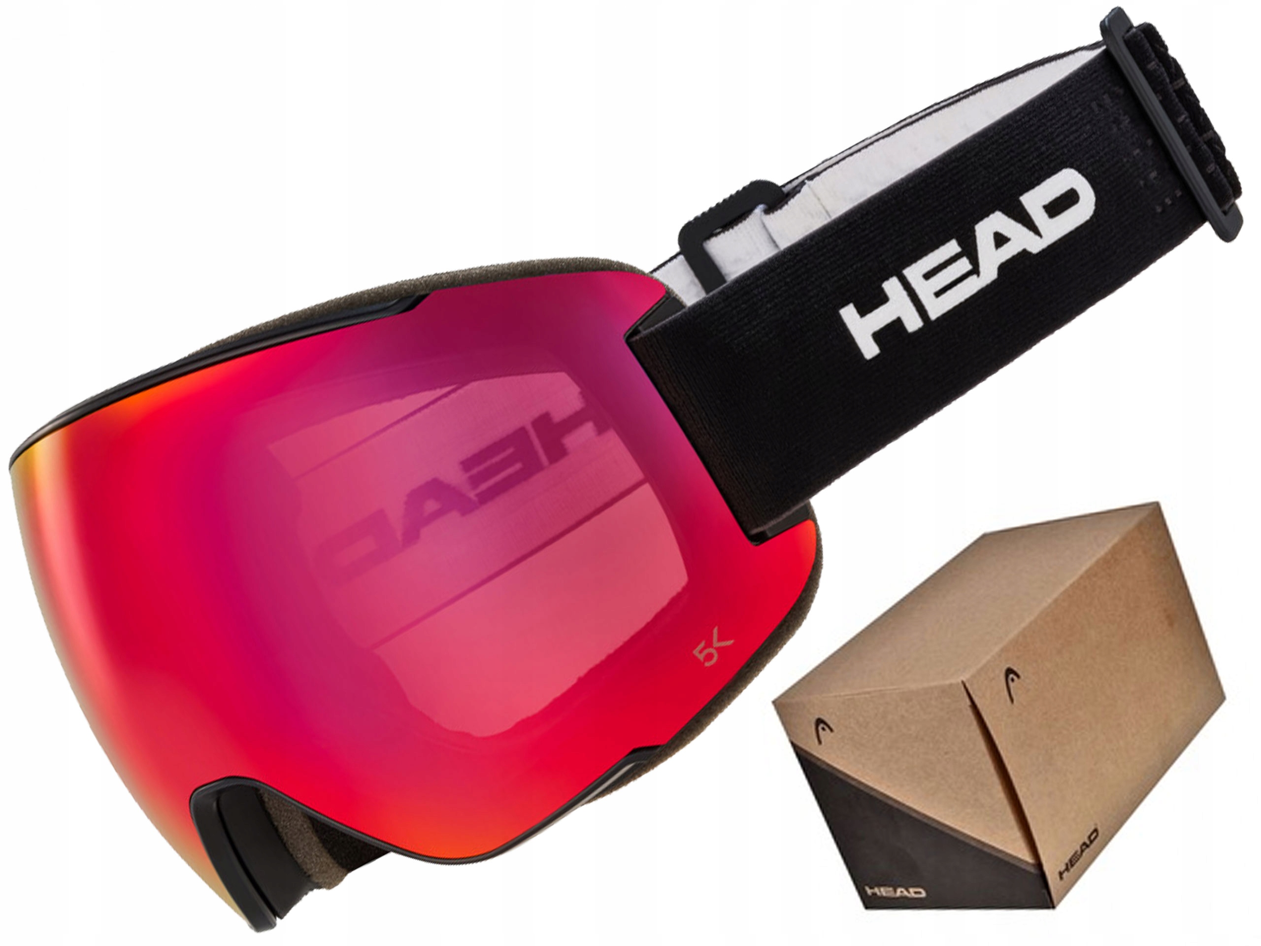 Lyžařské brýle Head Magnify 5K red black S2