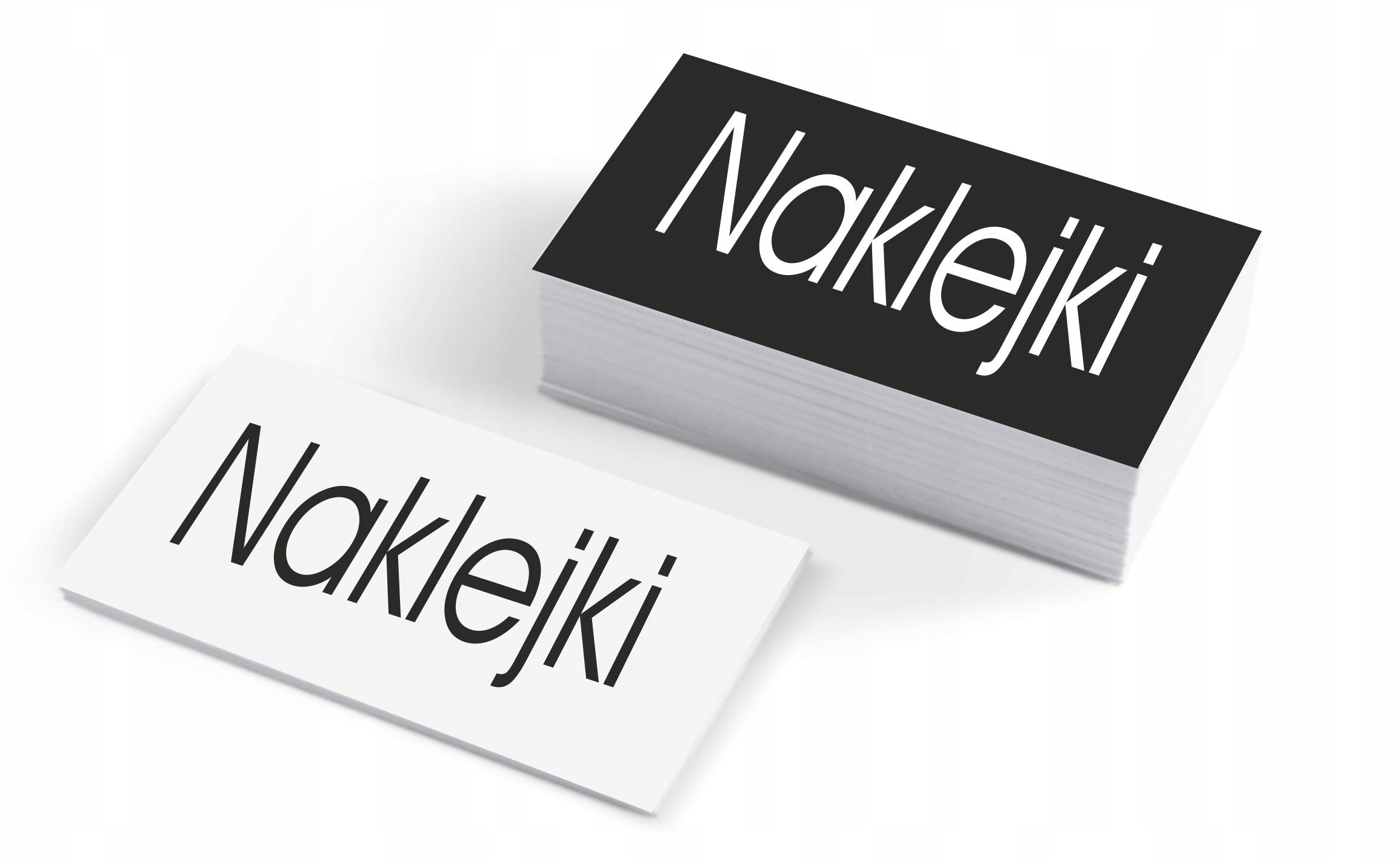 

Naklejki Etykiety wizytówki 500 sztuk