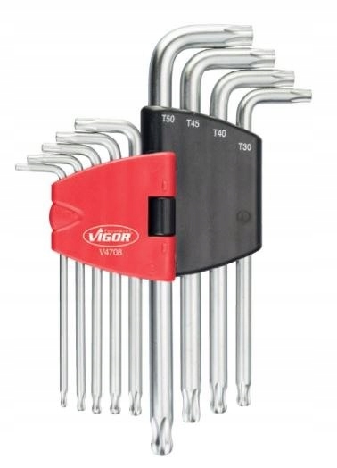 WKRĘTAKI TORX KĄTOWE 9CZ Liczba elementów pojedyncze