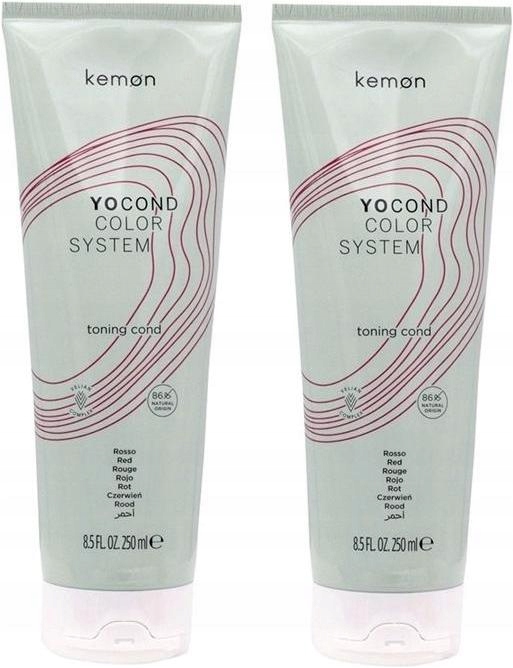 Kemon Yo Cond Rosso/red 2X250 ML Sada Kondicionérů