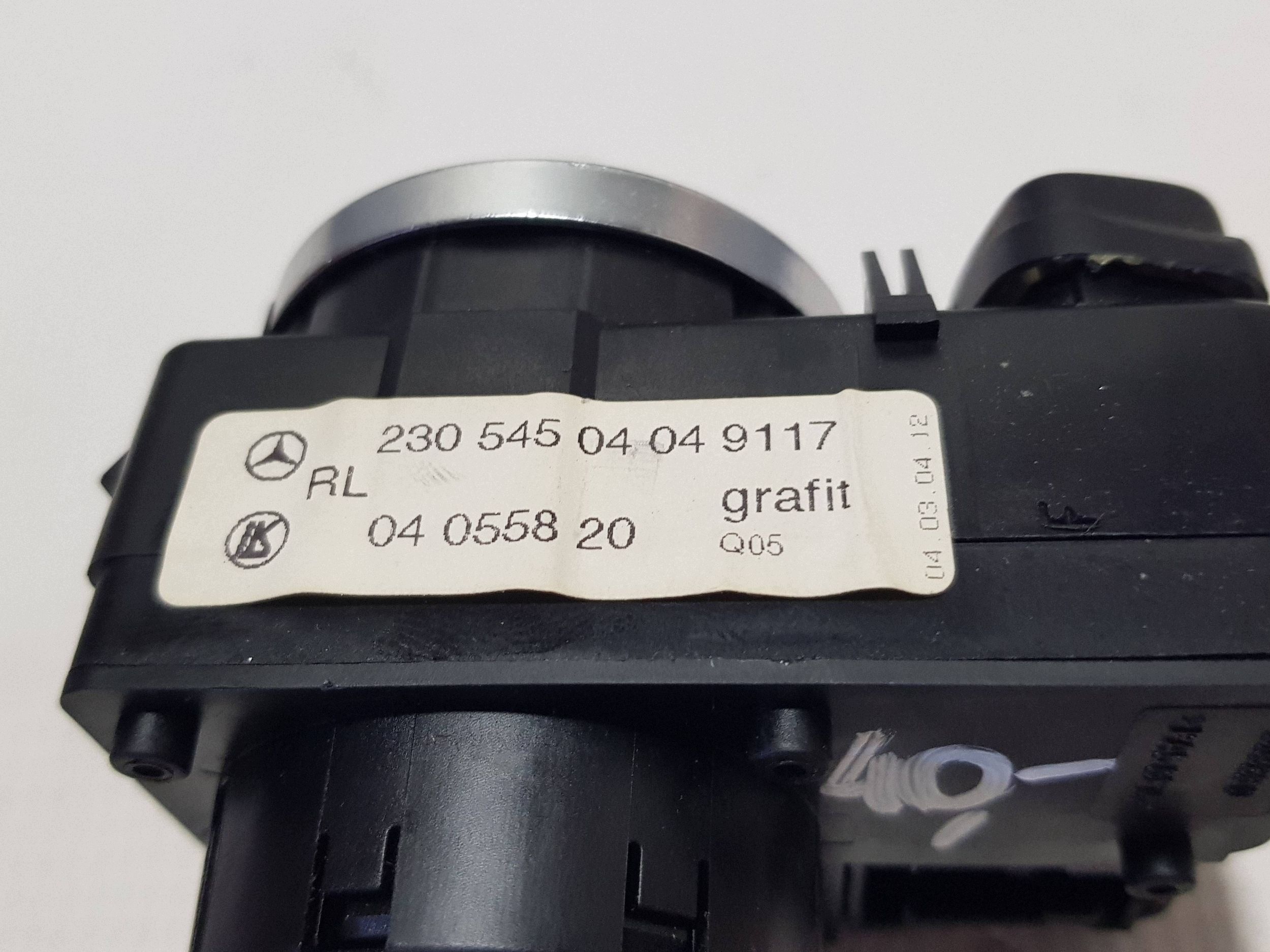 switch switch PANEL of the lights MERCEDES SL R230 2305450404