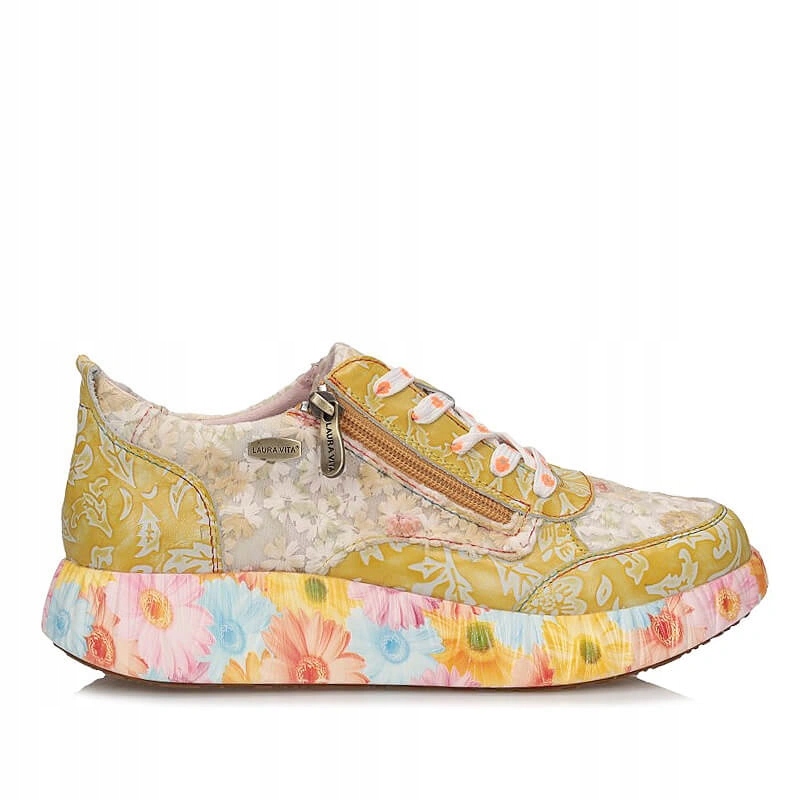 Dámské pohodlné tenisky Laura Vita 0007798 Nikito 62 Abricot A