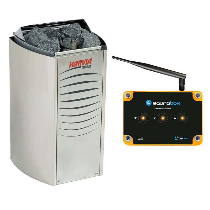 Sada do sauny pec Harvia BC35E 3,5 kW a ovládač BleBox SaunaBox Pro