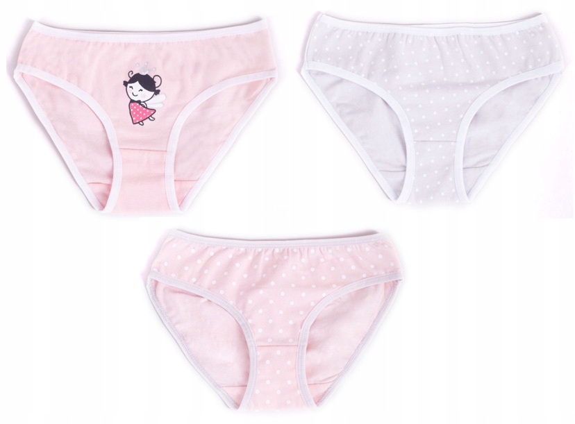 

Yo! Majtki Figi dziewczęce 3-pak Bawełniane 98-104