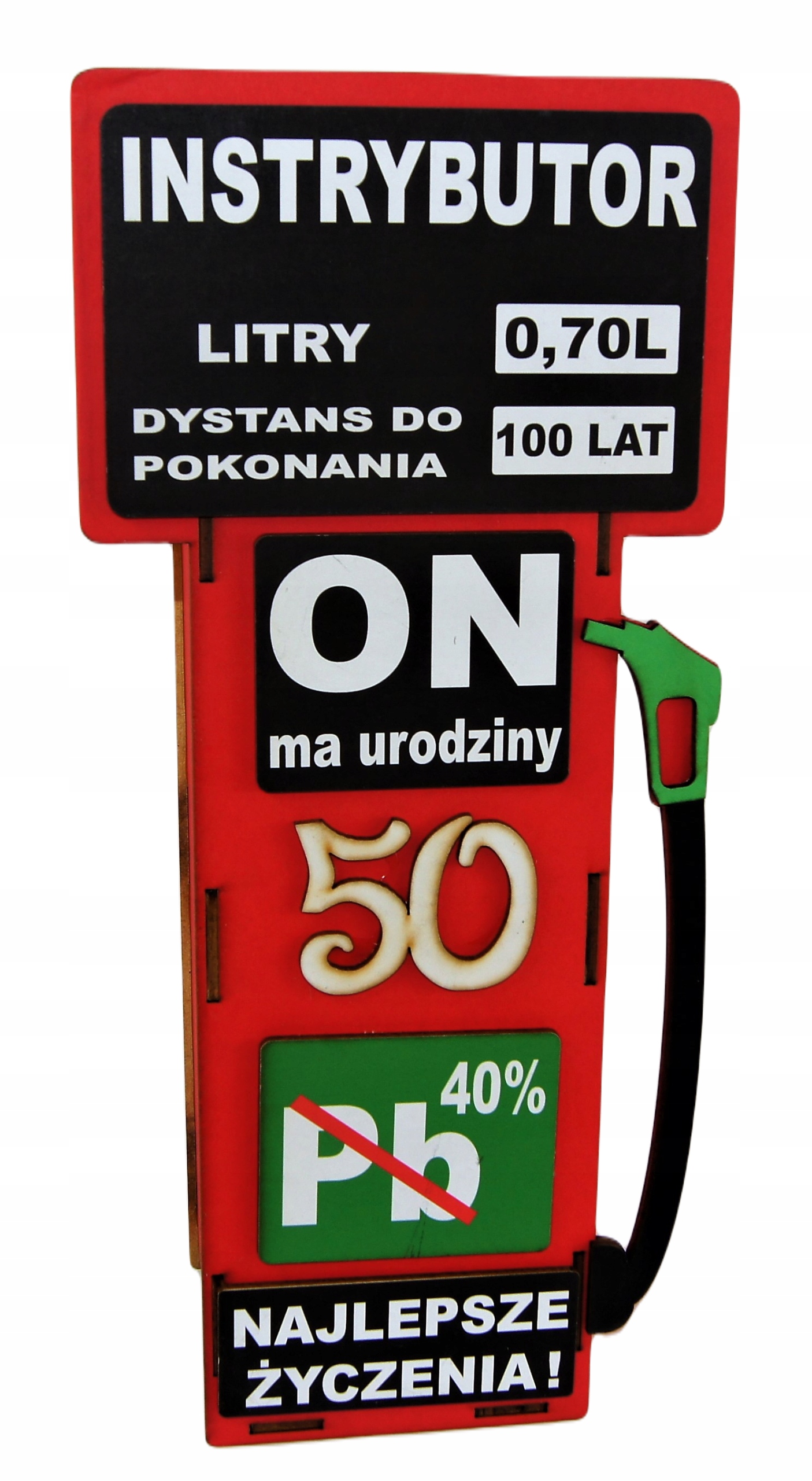 

Śmieszny 50 Urodziny Zatankuj Na Full 0,7l
